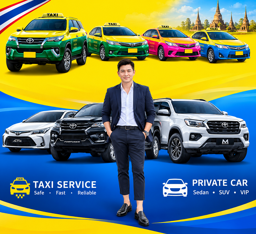 Booking a Taxi Thailand